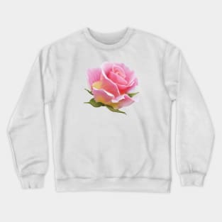 Pink Rose Crewneck Sweatshirt